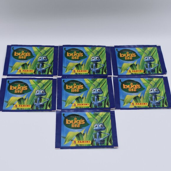7x Pack Disney Pixar a Bug's Life Panini Vintage Stickers Made in Italy 1990s - Picture 1 of 6